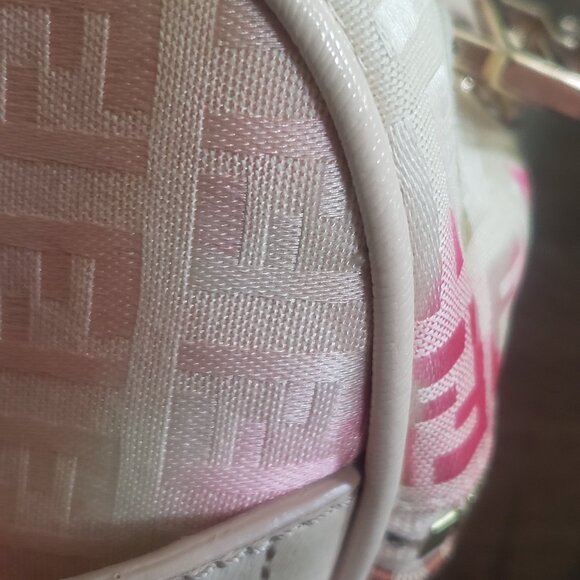 Fendi RARE Limited Edition Floral Zucchino Vitello Bauletto Boston Bag - Picture 16 of 16